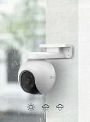 Camera WiFi ngoài trời Ezviz H8 Pro 2K 3MP quay 360 độ - Quan sát toàn cảnh, đàm thoại 2 chiều, bảo mật hiệu quả
