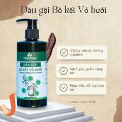 Dầu Gội Bồ Kết Vỏ Bưởi Tabaha 300ml - Hỗ Trợ Kích Thích Mọc Tóc, Dưỡng Tóc Khỏe, Suôn Mượt, Chăm Sóc Tóc Công Phục Hồi