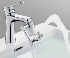 Đầu Lọc Nước Vòi Bồn Rửa Mặt Mifan - Tay Xoay 3 Chiều 1080 Độ, 2 Chế Độ Phun, Chất Liệu Đồng Cao Cấp, Dễ Dàng Lắp Đặt