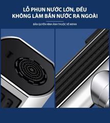 Đầu Vòi Rửa Bát Tăng Áp Mifan 3 Chế Độ Phun Mưa Bay Xoay 360 Độ - Thiết Kế Thông Minh, Chất Liệu Cao Cấp, Tiết Kiệm Nước