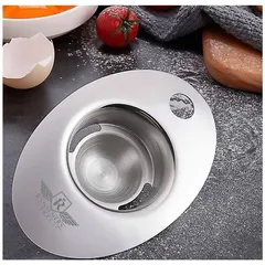 Dụng Cụ Tách Lòng Đỏ Trứng Inox Ranseners - Tiện Lợi Cho Làm Bánh, Nấu Ăn Trong Gia Đình, Nhà Hàng