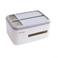 Hộp đựng khăn giấy để bàn OENON HG318 - Thiết kế hiện đại, nhựa ABS, 2 ngăn lớn và 2 ngăn nhỏ, tiện lợi cho gia đình và văn phòng