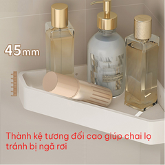 Kệ Góc Nhôm Không Gỉ Dán Tường Hobby Home Decor KG4 - Thiết Kế Sang Trọng, Tiết Kiệm Không Gian Cho Nhà Bếp, Phòng Tắm