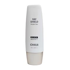 Kem Chống Nắng Ohui Day Shield Perfect Sun SPF50+ PA++++ - Đen/Đỏ, 2 trong 1, Chống Nắng & Kem Lót Trang Điểm Cho Da Dầu, Làn Da Rạng Rỡ.