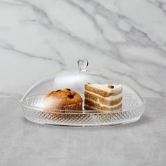 Khay Đựng Bánh Trái Cây Có Nắp Đậy Trong Suốt - Thiết Kế Sang Trọng, Bảo Quản Thực Phẩm Vệ Sinh, Ngăn Côn Trùng