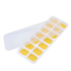 Khay làm đá silicon có nắp đậy - 14 ô trữ đông đồ ăn dặm cho trẻ, giữ tươi ngon và tiện dụng trong bếp