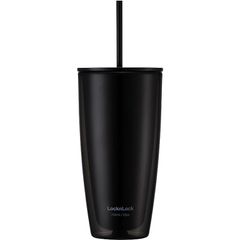 Ly nhựa 2 lớp Lock&Lock kèm ống hút HAP507 750ml - Chống nhiệt, thiết kế tiện dụng, lý tưởng cho nước lạnh và nước đá