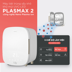 Máy Tiệt Trùng Sấy Khô Khử Mùi Fatzbaby UVC-LED Plasmax 2 FB4791TN - Công Nghệ Nano Plasma Ion, Hiệu Quả Cao Cho Mẹ Và Bé