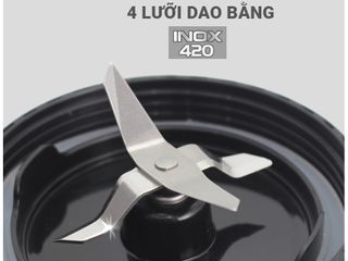 Máy xay sinh tố 2 cối Kalpen B5 700W - Đa năng, thiết kế hiện đại, lưỡi dao sắc bén, xay nhuyễn thực phẩm nhanh chóng và hiệu quả