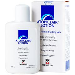 Lotion Dưỡng Ẩm Menarini Atopiclair Cho Da Chàm Và Viêm Da Cơ Địa - Giảm Ngứa, Cấp Nước, Phục Hồi Da 120ml