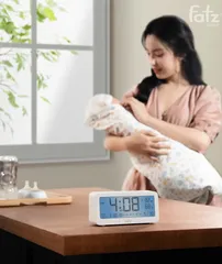Nhiệt Ẩm Kế Điện Tử Fatzbaby Senmax 1 FB8826WS - Đồng Hồ Báo Thức Kiểm Soát Nhiệt Độ và Độ Ẩm Nhà Bạn