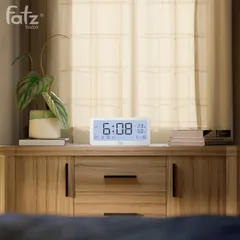 Nhiệt Ẩm Kế Điện Tử Fatzbaby Senmax 1 FB8826WS - Đồng Hồ Báo Thức Kiểm Soát Nhiệt Độ và Độ Ẩm Nhà Bạn