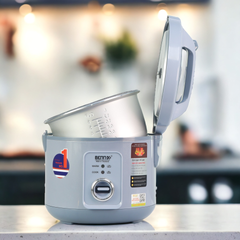 Nồi cơm điện Bennix BN-012NK 1.2L - Thiết kế nhỏ gọn dành cho 2-4 người, công suất 500W, nấu cơm nhanh và ngon.
