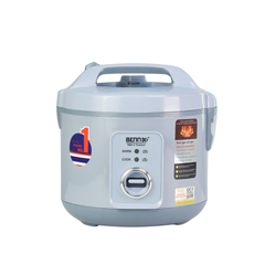 Nồi cơm điện Bennix BN-012NK 1.2L - Thiết kế nhỏ gọn dành cho 2-4 người, công suất 500W, nấu cơm nhanh và ngon.