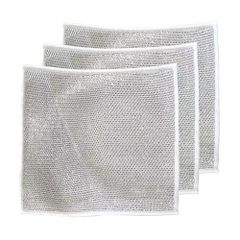 Set 10 Khăn Lau Bếp Dây Kim Loại Dạng Lưới - Dễ Dàng Vệ Sinh, Bền, Tiết Kiệm Không Gian, Khuyến Mãi Mua 2 Tặng 1