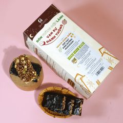 Snack Rong Biển Kẹp Hạt Dinh Dưỡng GUfoods - Thực Phẩm Thuần Chay Giàu Năng Lượng, Hỗ Trợ Ăn Sống Khỏe, 160g