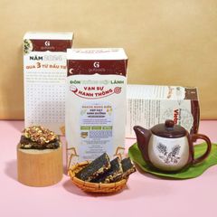 Snack Rong Biển Kẹp Hạt Dinh Dưỡng GUfoods - Thực Phẩm Thuần Chay Giàu Năng Lượng, Hỗ Trợ Ăn Sống Khỏe, 160g