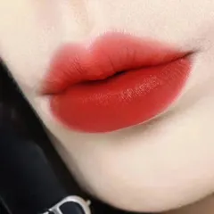 Son Thỏi Dior Velvet Đỏ Cam 777 Fahrenheit - Chất Son Mịn Mượt, Bám Màu Lâu, Hàng Chính Hãng Christian Dior