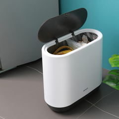 Thùng rác Ecoco E1906 10L - Thiết kế nhỏ gọn, chất liệu nhựa ABS cao cấp, phù hợp dùng cho nhà ở và văn phòng, dễ vệ sinh.