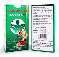 Viên uống hỗ trợ tăng cân Học Viện Quân Y Mộc Linh Chi - Bổ sung vitamin, phát triển cơ và tăng sức đề kháng, hộp 30 viên.