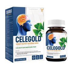 Viên Uống Hoạt Huyết Dưỡng Não Celegold 30 Viên - Hỗ Trợ Tăng Cường Trí Nhớ và Tuần Hoàn Máu Não Từ Nguyên Liệu Thiên Nhiên
