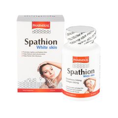 Viên uống trắng da Pharmekal Spathion White Skin - Hỗ trợ làm sáng da, ngăn sắc tố Melanin, phục hồi sức sống da, 30 viên chất lượng Mỹ
