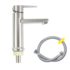 Vòi rửa mặt lavabo lạnh Inox 304 Hobby Home Decor LBL5 - Thiết kế hiện đại, chống rỉ sét, dễ dàng vệ sinh cho mọi không gian nội thất