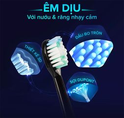 Bàn Chải Đánh Răng Điện Sonicare Maxcare S100 - Công Nghệ Sóng Âm Nhật Bản, 5 Chế Độ Làm Sạch, Sạc Không Dây, Đầu Chải Siêu Mềm