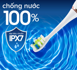 Bàn Chải Đánh Răng Điện Maxcare Hera Whitening - Sóng Siêu Âm 5 Chế Độ, Cảm Biến Áp Suất, Khử Khuẩn UV-C, Dành Cho Người Lớn