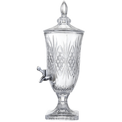Bình nước pha lê Killarney Crystal Trinity 2L - Thiết kế tinh xảo, nắp vương miện, lý tưởng cho tiệc tùng và sử dụng hàng ngày
