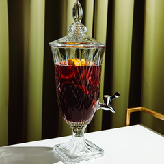 Bình nước pha lê Killarney Crystal Trinity 2L - Thiết kế tinh xảo, nắp vương miện, lý tưởng cho tiệc tùng và sử dụng hàng ngày