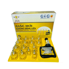 Bộ 15 Ống Giác Hơi Không Dùng Lửa Duy Thành - Thiết Bị Chăm Sóc Sức Khỏe Tự Nhiên, Cải Thiện Đau Mỏi, Thoải Mái Cho Người Trưởng Thành
