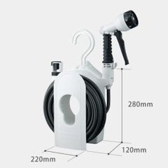 Bộ Vòi Tưới Cây 10m Takagi R110CG - Thiết Kế Nhỏ Gọn Tiện Dụng Cho Khu Vườn, 7 Chế Độ Phun Nước, Ống Dây Chất Lượng Cao