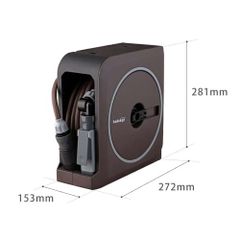 Bộ vòi tưới cây 15m Takagi RM1215BR - Gấp gọn 4 chế độ phun linh hoạt, chất liệu cao cấp bền bỉ, dễ sử dụng cho sân vườn