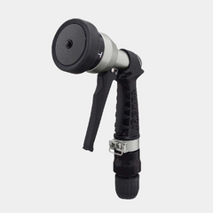 Bộ vòi tưới cây rút gọn Takagi RFC320GY 20m - Thiết kế thông minh với 4 chế độ phun và dây thu gọn tiện lợi cho khu vườn của bạn