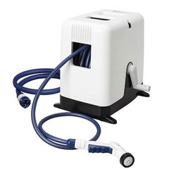 Bộ Vòi Tưới Cây Takagi RC330TNB 30m - Cơ Chế Cuộn Dây Thông Minh, 4 Chế Độ Phun Tiện Dụng Cho Làm Vườn và Rửa Xe