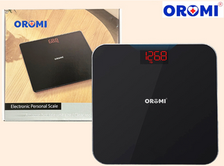 Cân Sức Khỏe Điện Tử Oromi EB5681 - Cảm Biến Đo Biến Dạng Chính Xác 150kg, Màn Hình LED Rõ Nét, Thiết Kế Hiện Đại