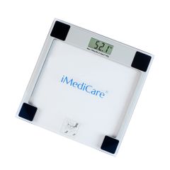 Cân Sức Khỏe Điện Tử iMediCare IB-303 - Thiết Kế Gọn Nhẹ, Màn Hình LCD Rõ Ràng, Cảm Biến Chính Xác, Theo Dõi Cân Nặng Tối Đa 150kg