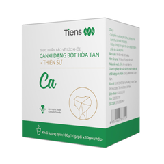 Canxi Dạng Bột Hòa Tan Tiens Thiên Sư - Hỗ Trợ Xương Khỏe, Hấp Thụ Nhanh, Thiết Kế Đột Phá - 100g (10 gói)
