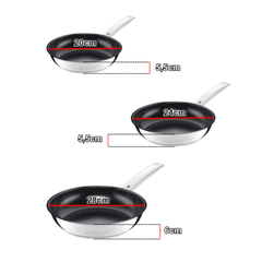 Chảo chống dính WMF Durado 28cm - Dùng cho mọi loại bếp, chịu nhiệt 400°C, thiết kế inox sang trọng, bề mặt ceramic chống dính bền lâu