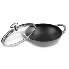 Chảo Gang Staub Baby Wok Mini Đa Năng - Chảo Nấu Cho Bếp Từ, Bếp Ga, Phù Hợp Cho 1 Người, Sử Dụng Chất Liệu Cao Cấp