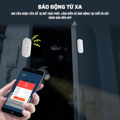 Chuông Báo Động Chống Trộm Wifi CTFAST AW301 - Thiết Bị An Ninh Thông Minh Hẹn Giờ 100DB, Điều Khiển Qua Ứng Dụng Di Động