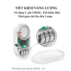 Chuông Báo Khách Chống Trộm CTFAST MC-03 - Nhiều Chế Độ, Âm Thanh Lên Đến 130db, Thiết Bị An Ninh Thông Minh Cho Gia Đình