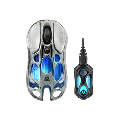 Chuột Gaming Không Dây Gravastar Mercury M1 Pro - LED RGB, Thiết Kế Công Thái Học, Độ Chính Xác Cao, Tương Thích Bluetooth, Phiên Bản Batte Worn Gray