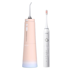 Combo máy tăm nước HANGY HG23 và bàn chải điện HY23 Pro - Bộ chăm sóc răng miệng hiện đại, chống nước IPX7, hiệu năng cao