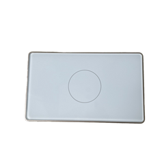 Công Tắc Cảm Ứng Thông Minh Zigbee Tuya Viền Vàng Hình Chữ Nhật - Điều Khiển Giọng Nói Tương Thích Google Home & Amazon Alexa