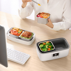 Hộp cơm cắm điện 2 tầng Life Element F36 - Giữ nhiệt và nấu ăn nhanh, chất liệu inox 304 an toàn, thiết kế 4 ngăn tiện lợi