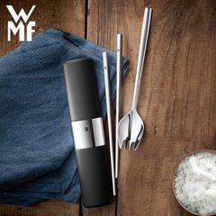 Hộp cơm giữ nhiệt 2 ngăn WMF MY2GO kèm thìa đũa & hộp đựng - Giữ nóng lạnh tối ưu, thiết kế nhỏ gọn cho văn phòng và dã ngoại