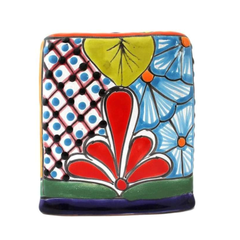 Hộp đựng giấy ăn gốm sứ Handmade Talavera - Trang trí bàn ăn sang trọng với họa tiết vẽ tay độc đáo, chất lượng từ nghệ nhân Mexico