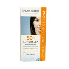 Kem Chống Nắng Dermedic Sunbrella SPF 50+ - Cho Da Dầu và Hỗn Hợp, Bảo Vệ Da, Không Bí Lỗ Chân Lông